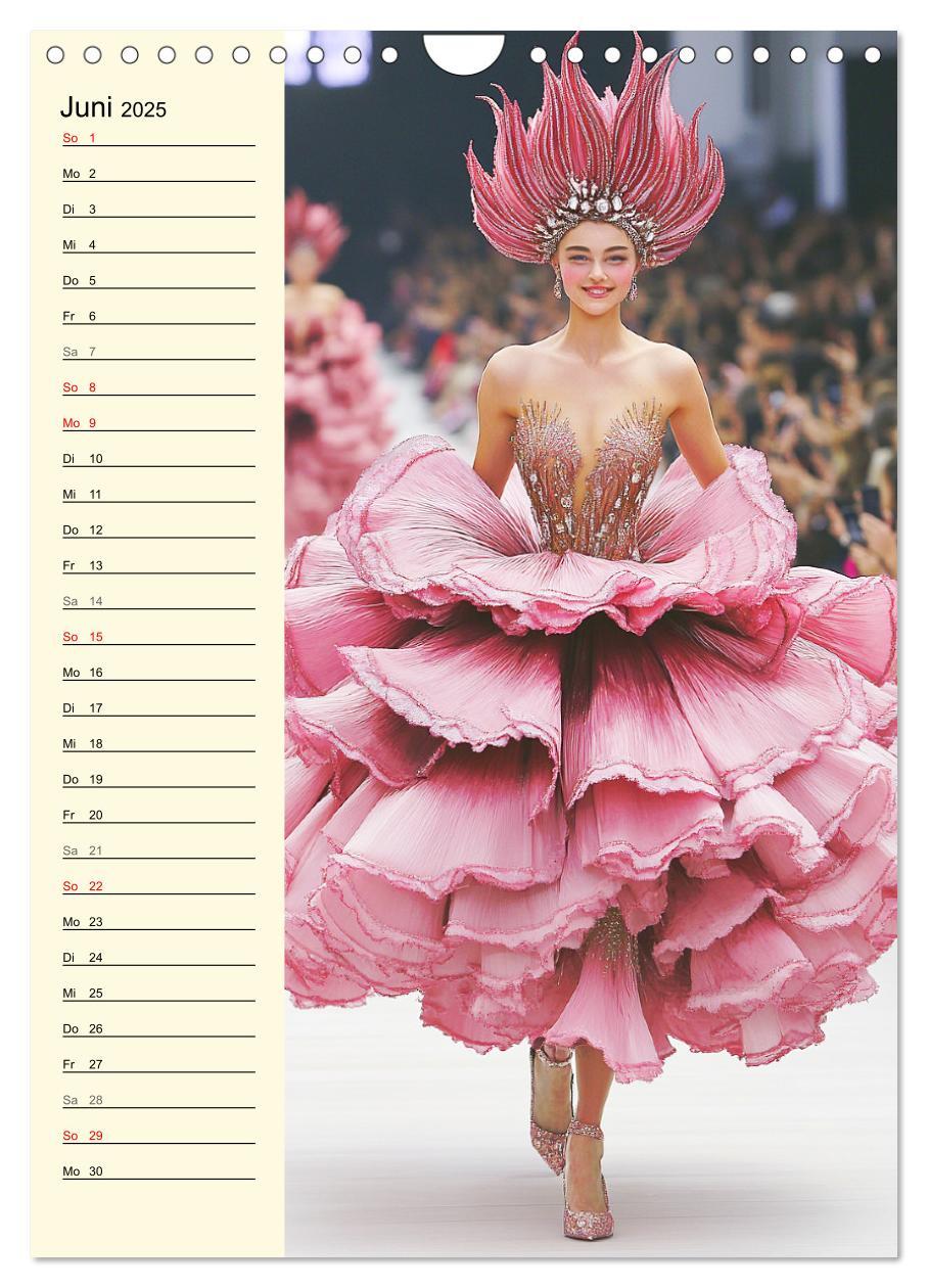 Bild: 9783457226438 | Blütenzauber. High Fashion auf dem Catwalk (Wandkalender 2025 DIN...