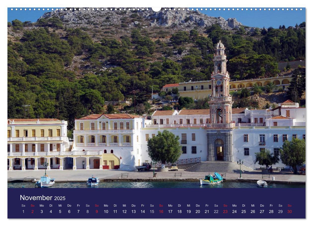 Bild: 9783435668144 | Rhodos mit Lindos und Symi (Wandkalender 2025 DIN A2 quer),...