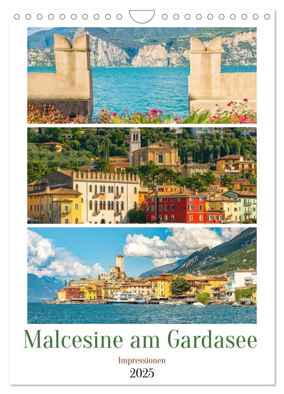 Cover: 9783435844586 | Malcesine am Gardasee - Impressionen (Wandkalender 2025 DIN A4...