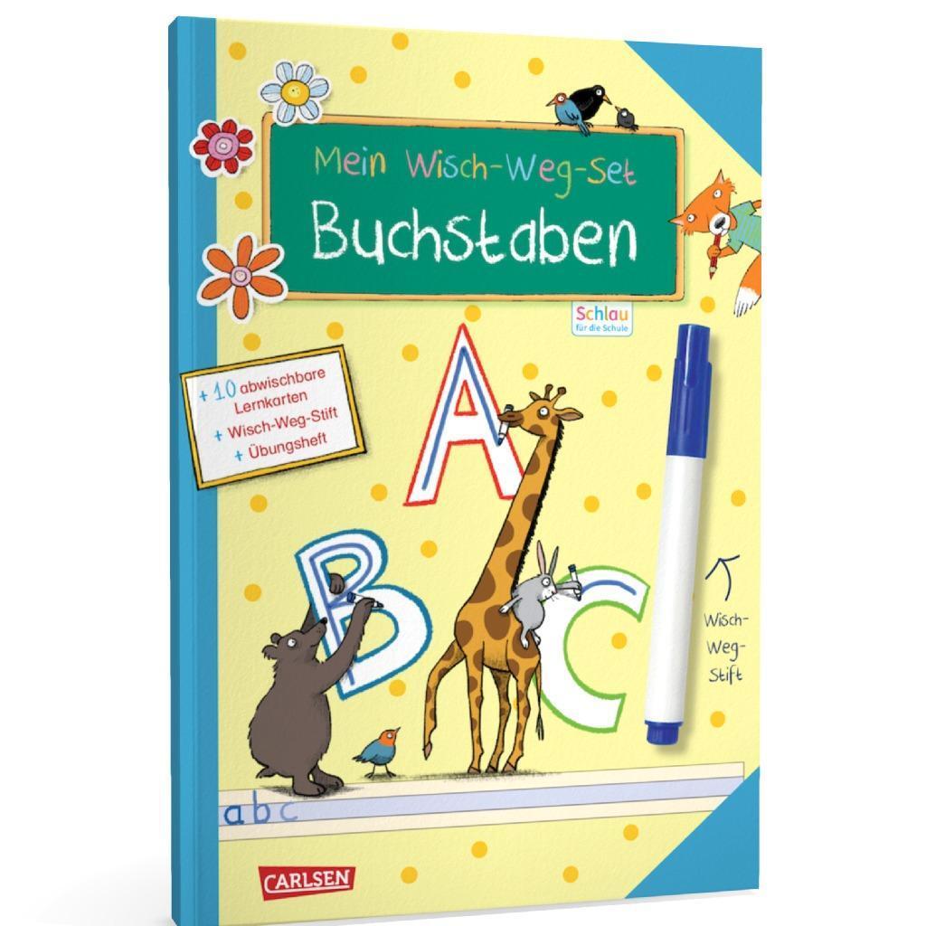 Bild: 9783551189929 | Schlau für die Schule: Mein Wisch-Weg-Set: Buchstaben | Mildner | Buch