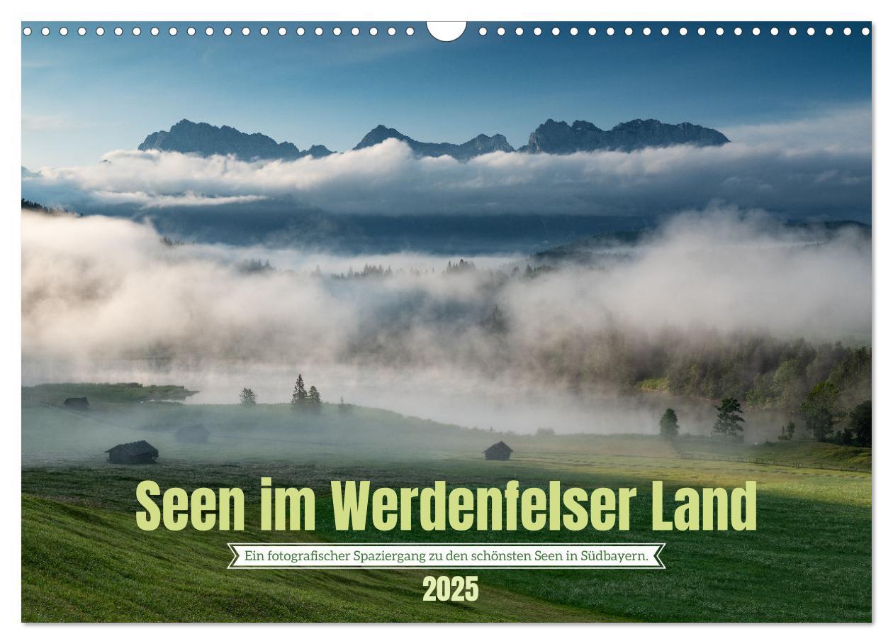 Cover: 9783383855238 | Seen im Werdenfelser Land (Wandkalender 2025 DIN A3 quer), CALVENDO...