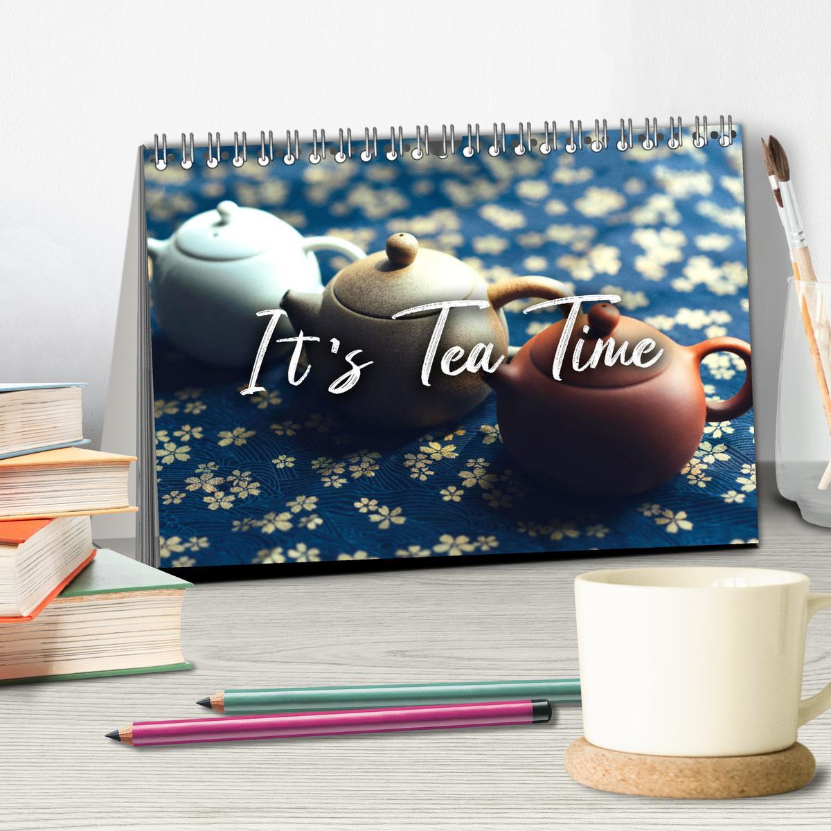 Bild: 9783383939464 | It's Tea Time (Tischkalender 2025 DIN A5 quer), CALVENDO...