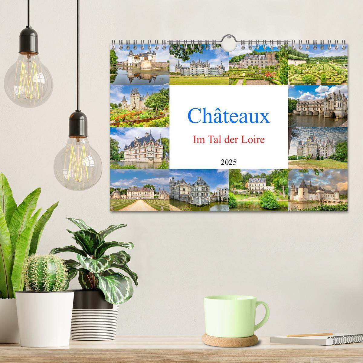 Bild: 9783383800276 | Châteaux. Im Tal der Loire (Wandkalender 2025 DIN A4 quer),...