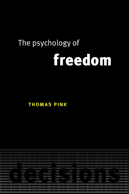 Cover: 9780521038225 | The Psychology of Freedom | Thomas Pink | Taschenbuch | Englisch