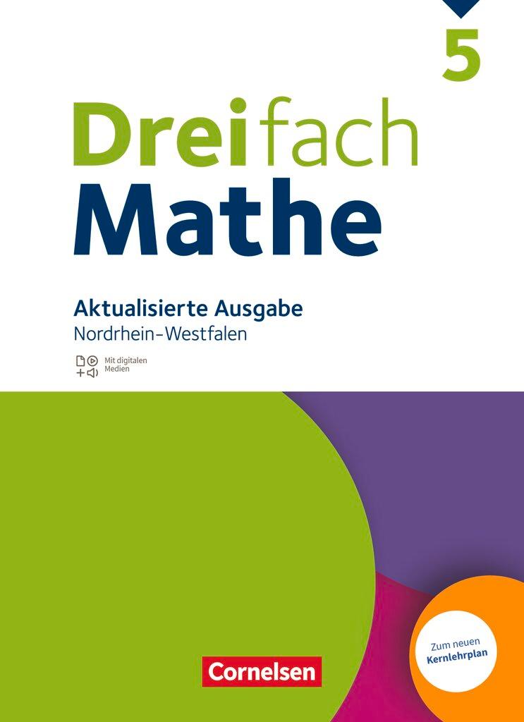 Cover: 9783060001613 | Dreifach Mathe 5. Schuljahr. Nordrhein-Westfalen - Aktualisierte...