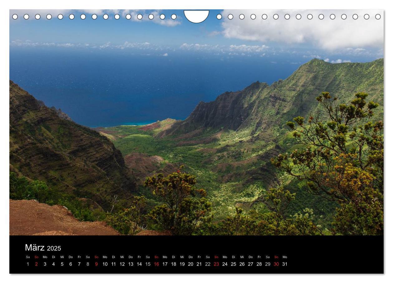 Bild: 9783435743285 | Hawaii - Kauai (Wandkalender 2025 DIN A4 quer), CALVENDO...