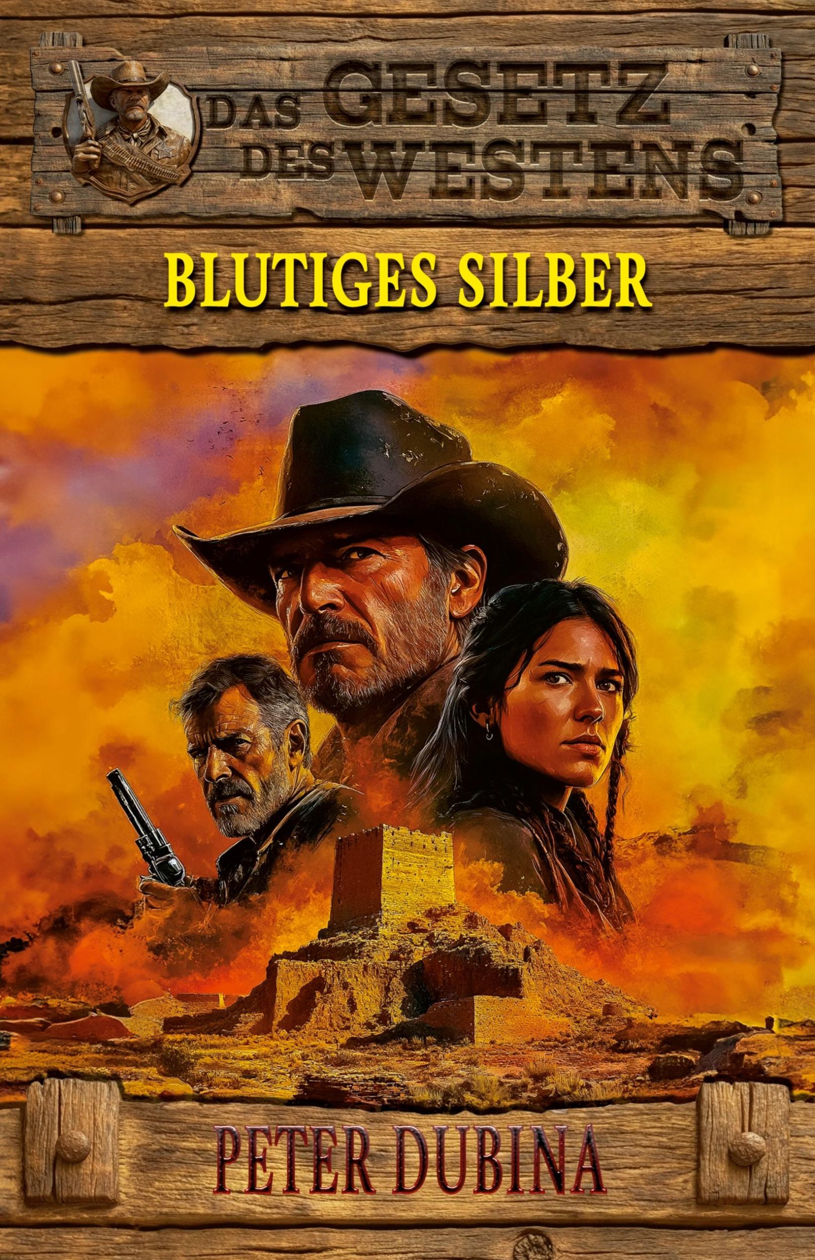 Cover: 9783964034519 | Blutiges Silber | Historischer Western | Peter Dubina | Taschenbuch