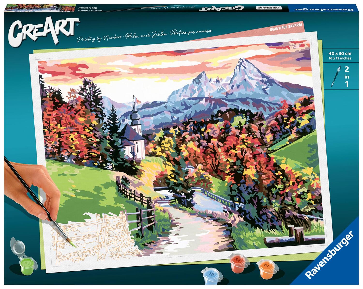 Cover: 4005556202744 | Ravensburger Malen nach Zahlen 20274 - Beautiful Bavaria - ab 14...