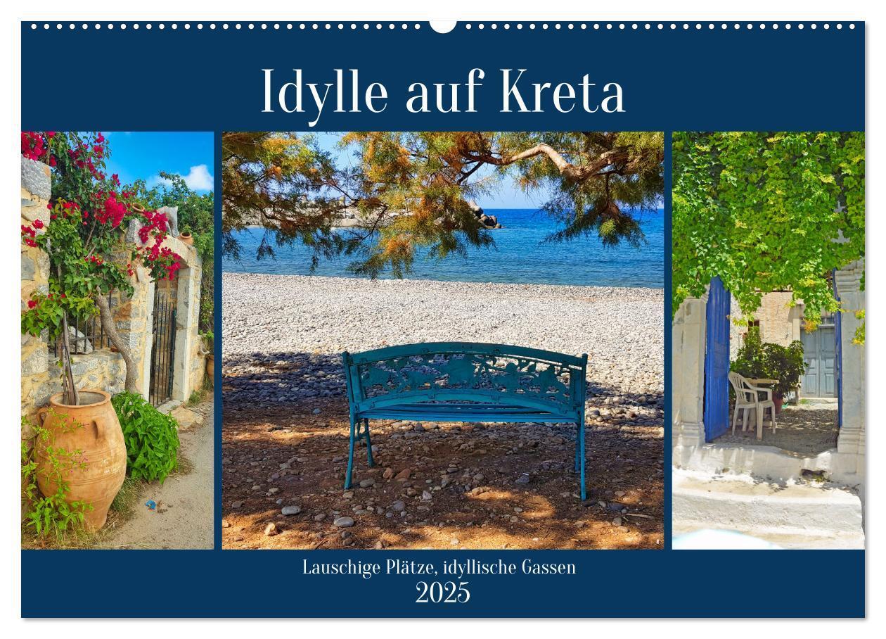 Cover: 9783435161485 | Idylle auf Kreta (Wandkalender 2025 DIN A2 quer), CALVENDO...