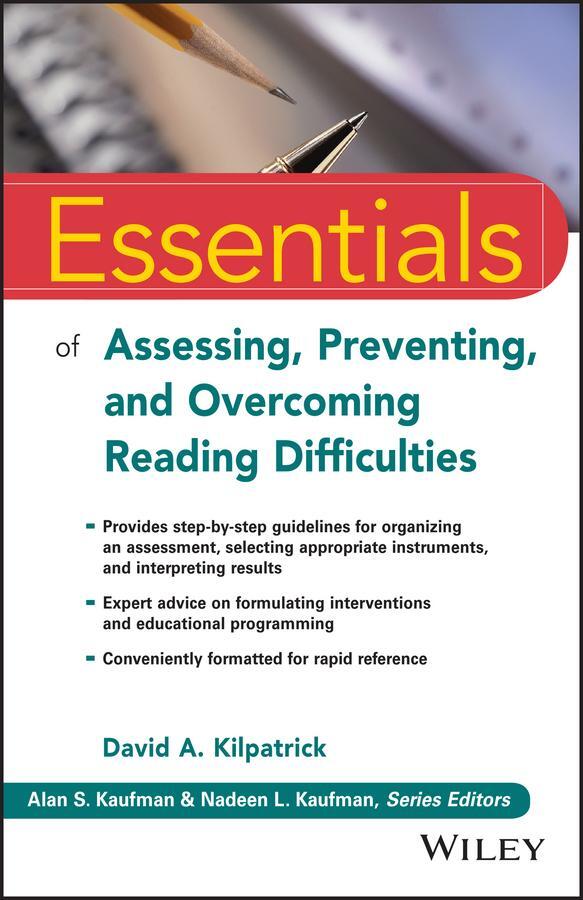 Cover: 9781118845240 | Essentials of Assessing, Preventing, and Overcoming Reading...