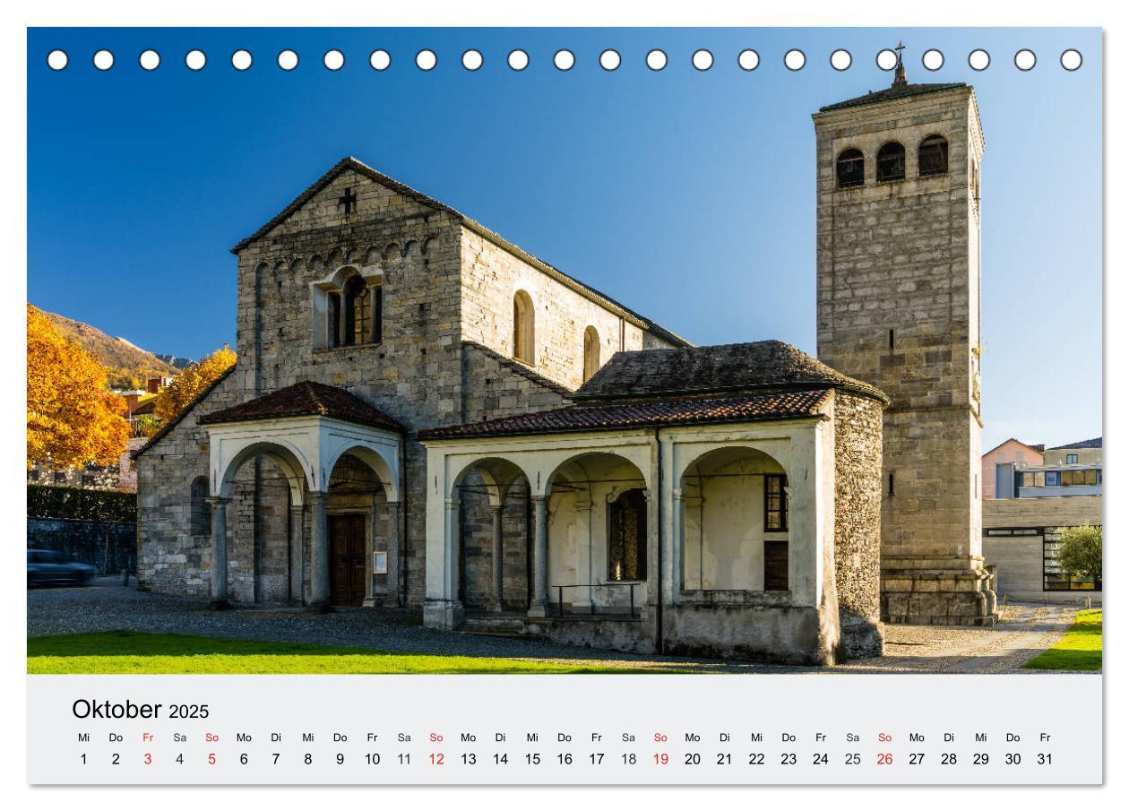 Bild: 9783435321476 | Tessin - Ticino (Tischkalender 2025 DIN A5 quer), CALVENDO...