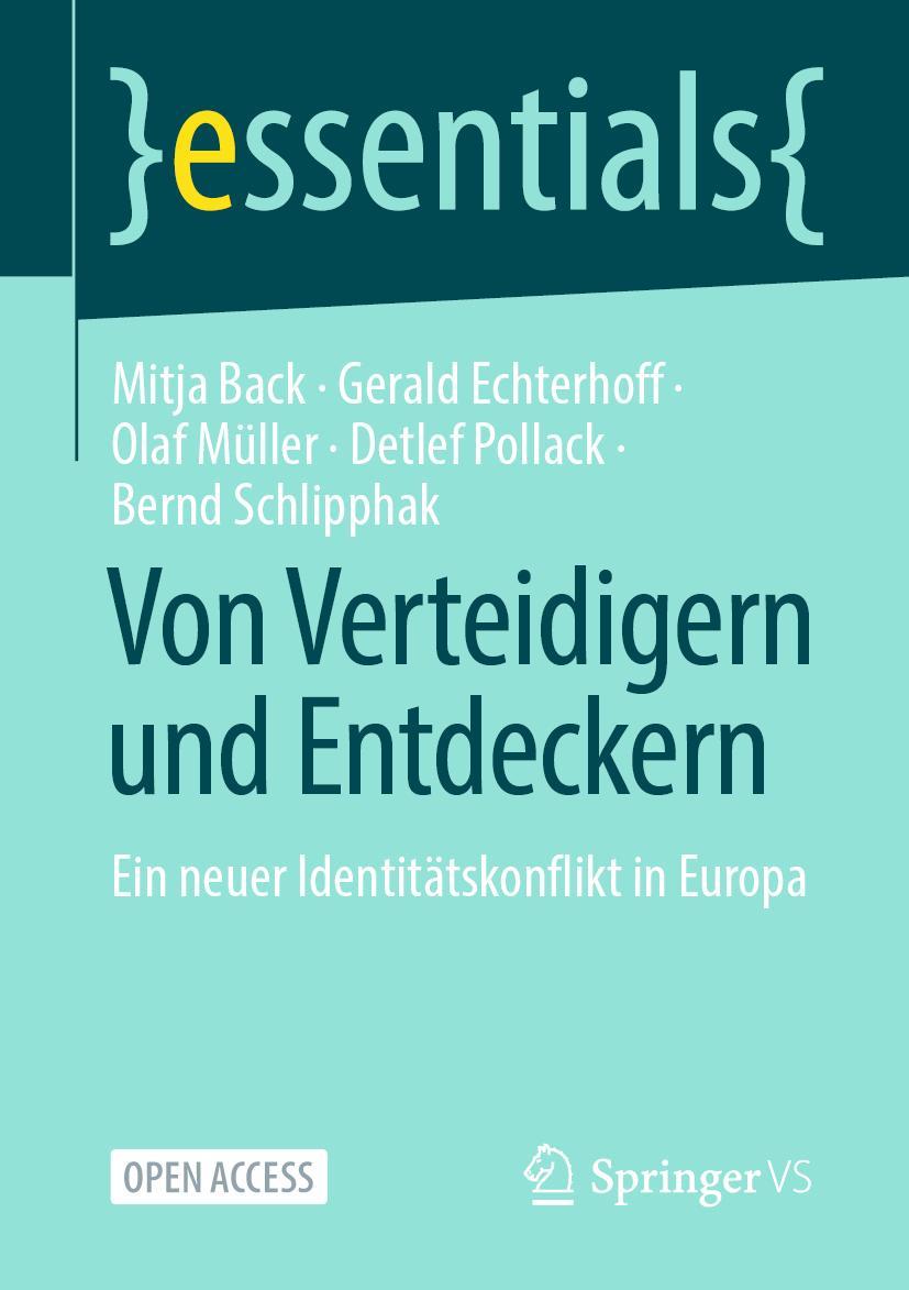 Cover: 9783658368074 | Von Verteidigern und Entdeckern | Mitja Back (u. a.) | Taschenbuch | x