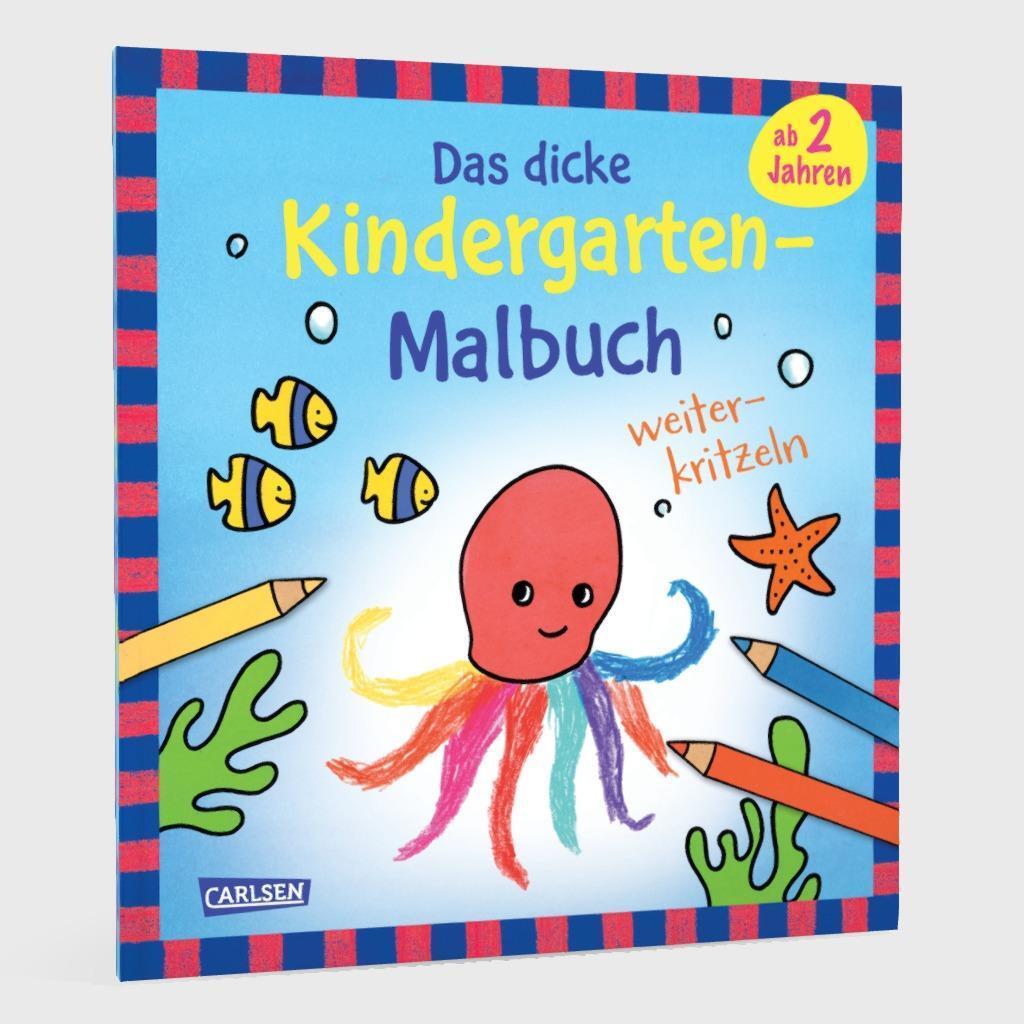 Bild: 9783551192066 | Ausmalbilder für Kita-Kinder: Das dicke Kindergarten-Malbuch:...