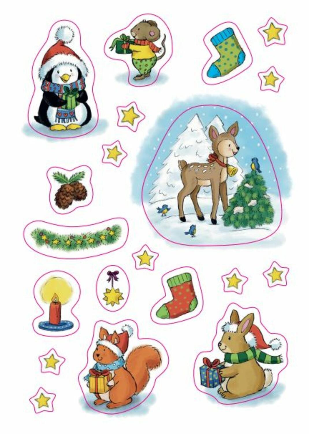 Bild: 4050003952444 | Sticker Frohe Weihnachten | Lena Maria Bellermann | Broschüre | 16 S.