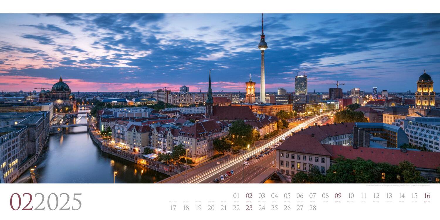 Bild: 9783838425498 | Deutschland - Panorama Kalender 2025 | Ackermann Kunstverlag | 14 S.