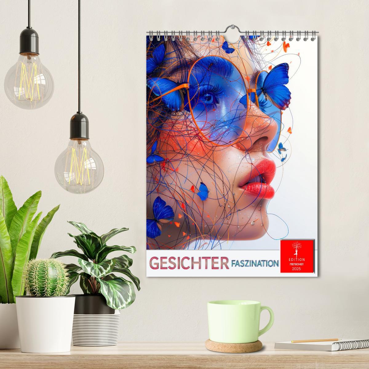 Bild: 9783457163801 | Gesichter Faszination (Wandkalender 2025 DIN A4 hoch), CALVENDO...