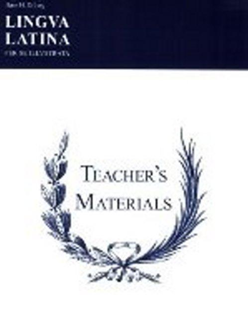 Cover: 9781585100743 | Orberg, H: Lingua Latina - Teacher's Materials/Key | Hans H. Orberg