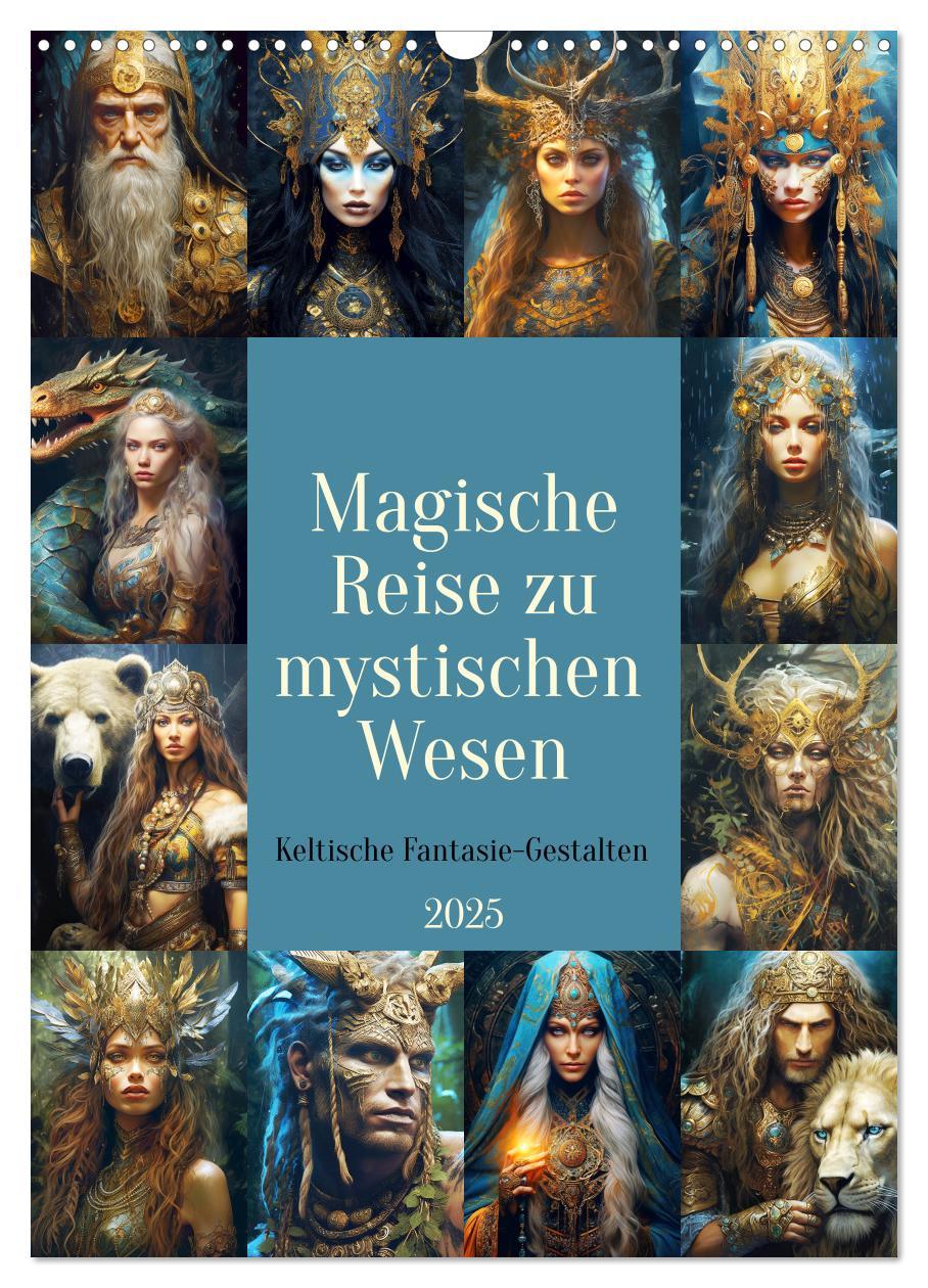 Cover: 9783435865796 | Magische Reise zu mystischen Wesen. Keltische Fantasie-Gestalten...