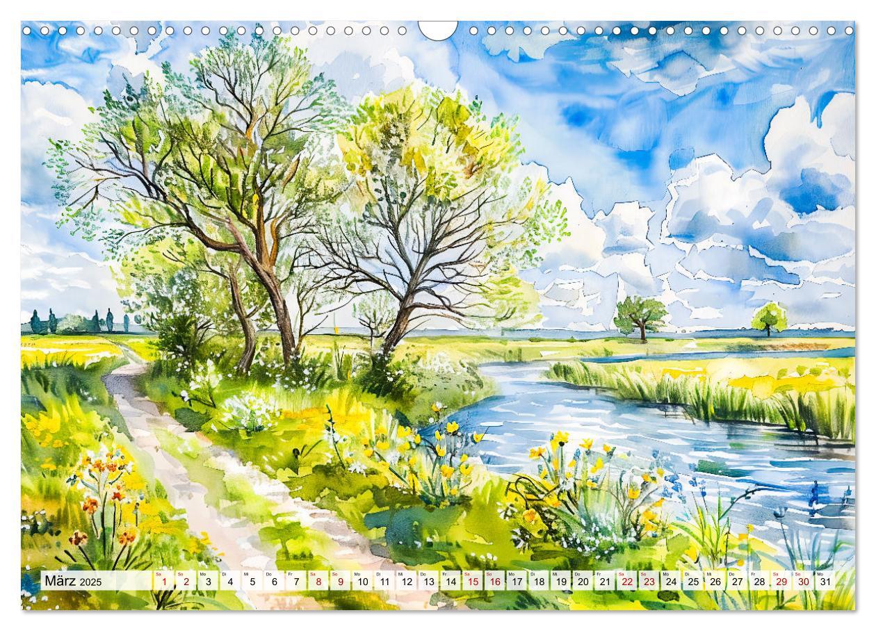 Bild: 9783457141243 | Havelland Flair - Immer in Flussnähe (Wandkalender 2025 DIN A3...