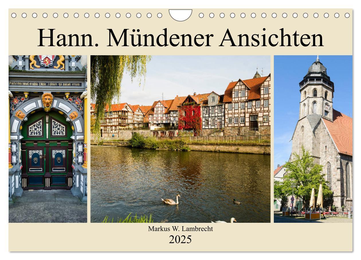 Cover: 9783435390854 | Hann. Mündener Ansichten (Wandkalender 2025 DIN A4 quer), CALVENDO...