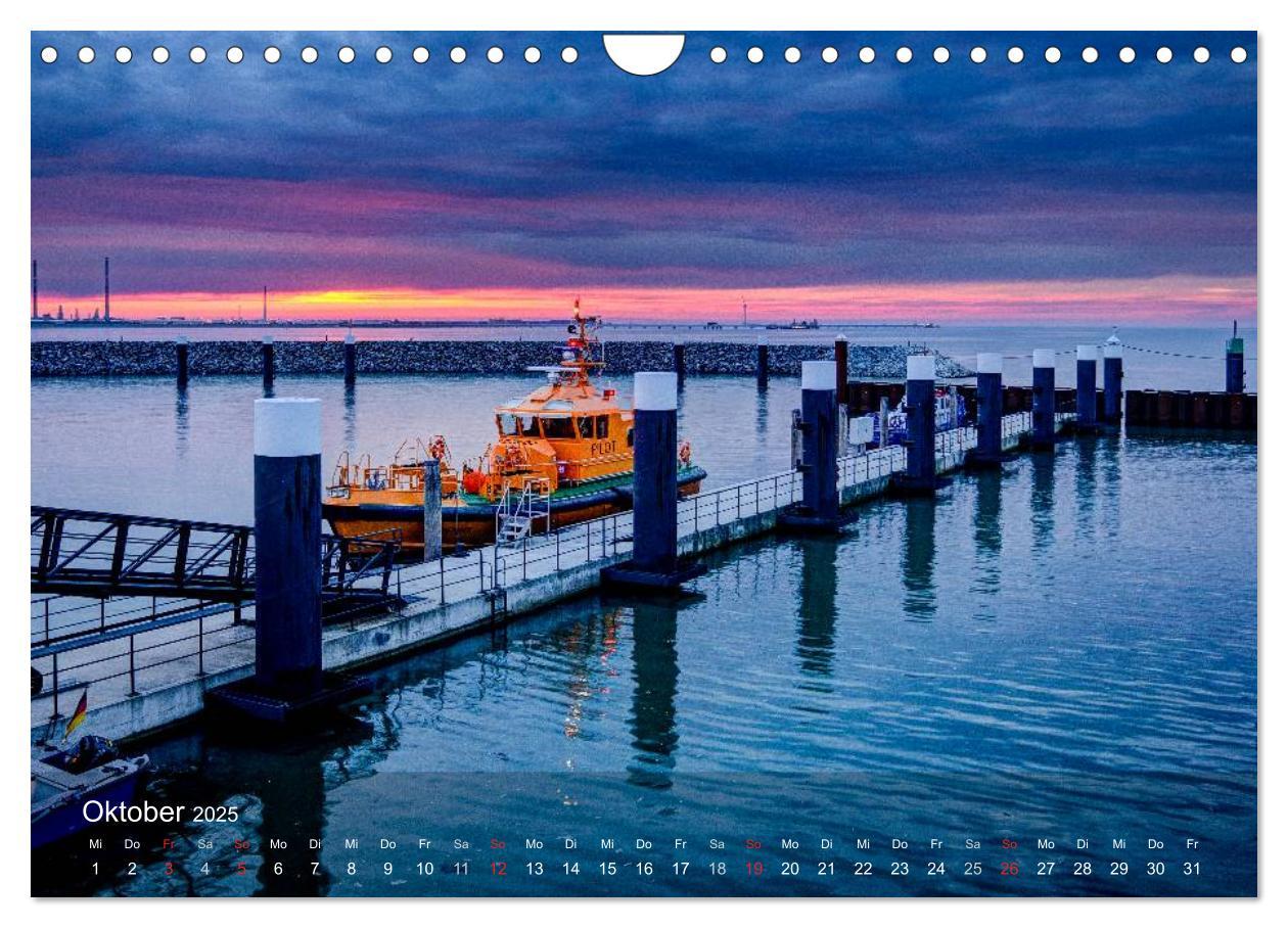 Bild: 9783435571710 | Impressionen vom JadeWeserPort (Wandkalender 2025 DIN A4 quer),...