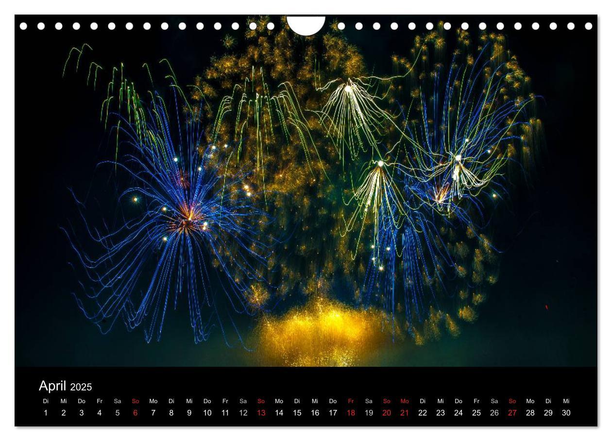 Bild: 9783435837953 | Das Feuerwerk (Wandkalender 2025 DIN A4 quer), CALVENDO Monatskalender