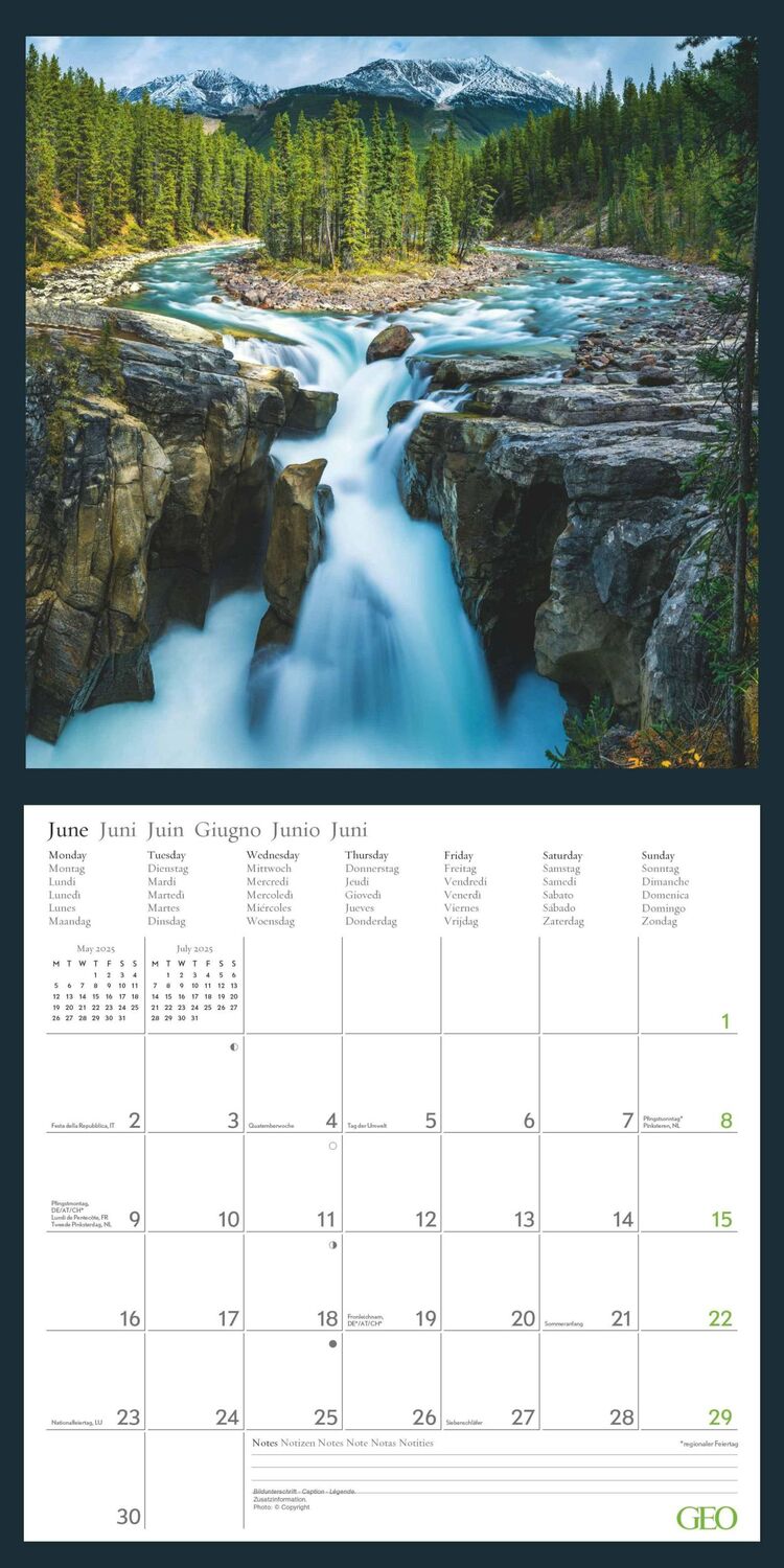 Bild: 4002725988638 | GEO Beautiful World 2025 - Wand-Kalender - Natur-Kalender -...