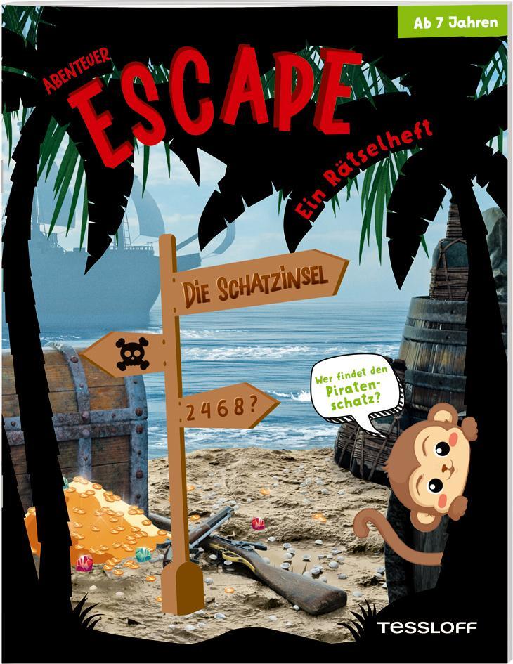 Cover: 9783788644994 | Abenteuer Escape. Ein Rätselheft. Die Schatzinsel - Wer findet den...