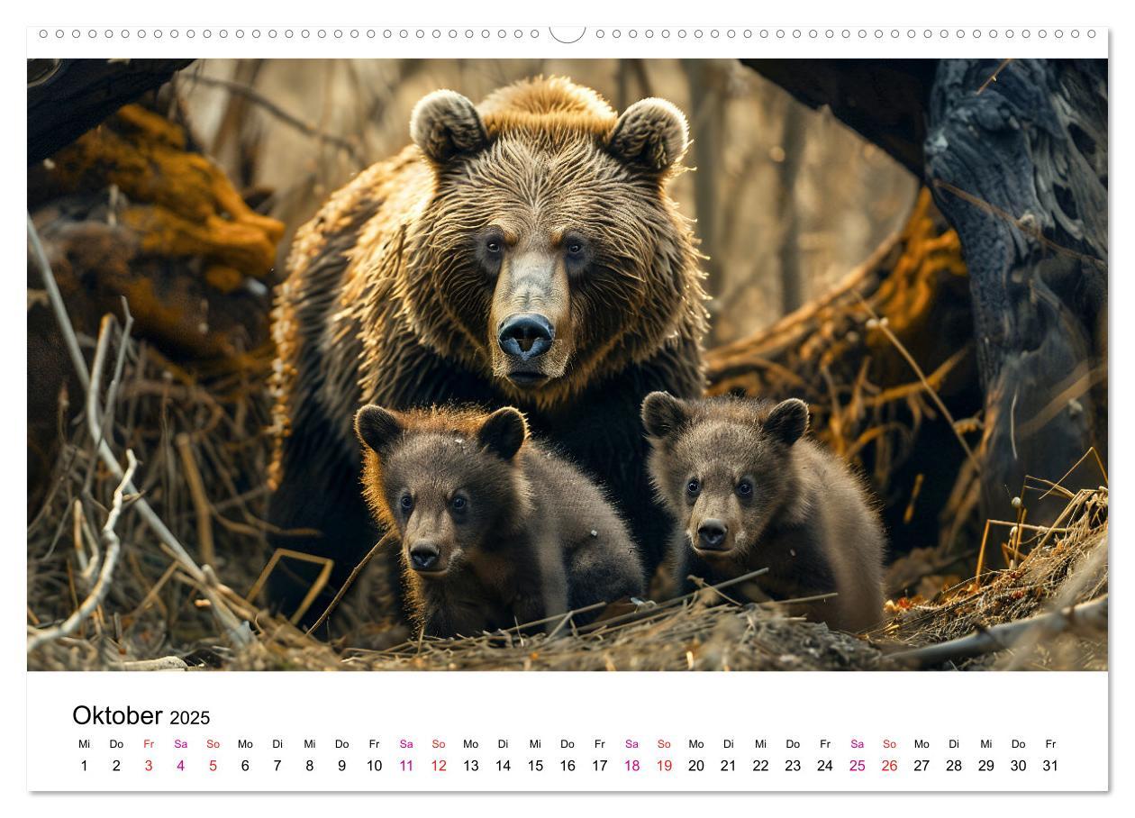 Bild: 9783457170458 | Bären - gefährlich nett (Wandkalender 2025 DIN A2 quer), CALVENDO...