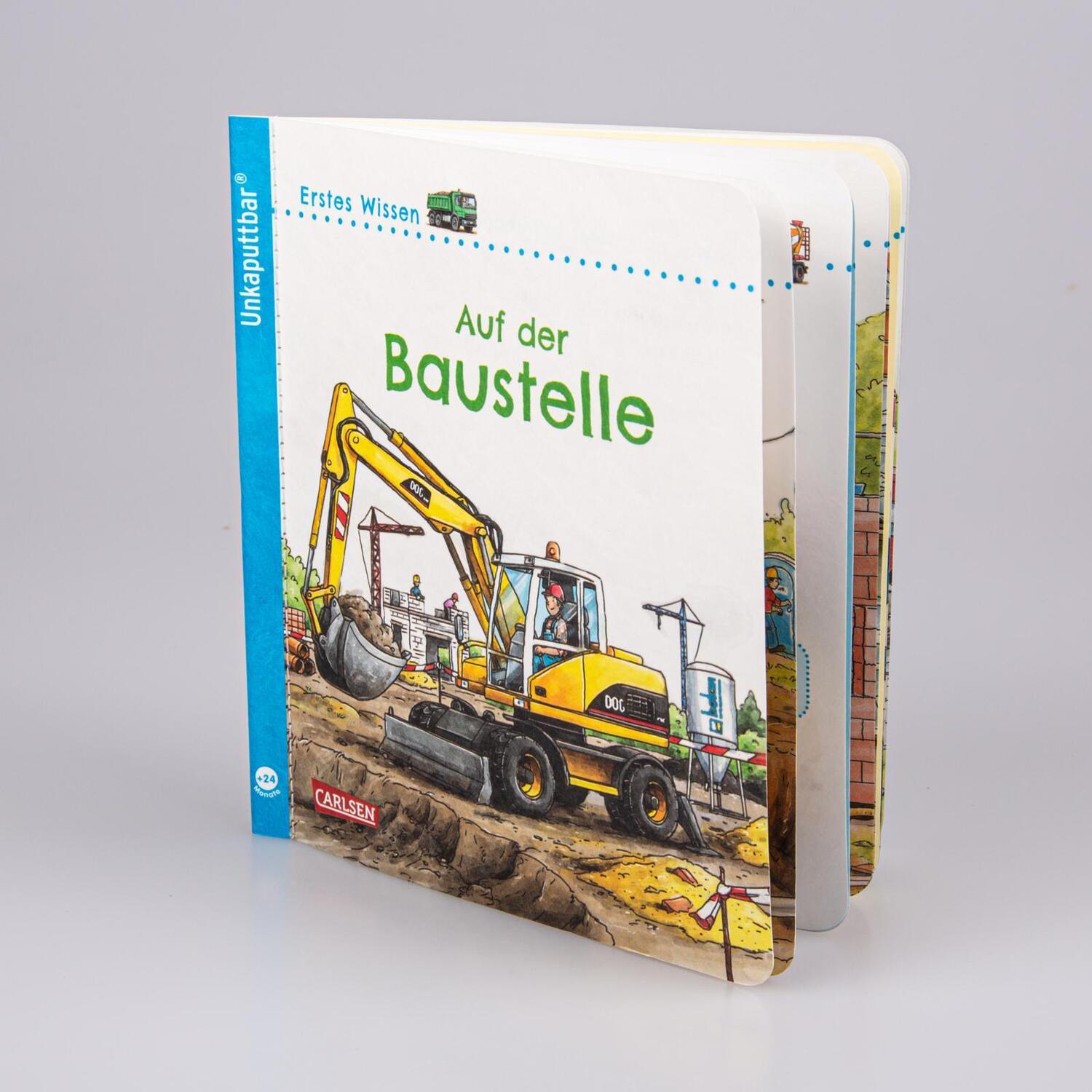 Bild: 9783551036070 | Unkaputtbar: Erstes Wissen: Auf der Baustelle | Petra Klose | Buch