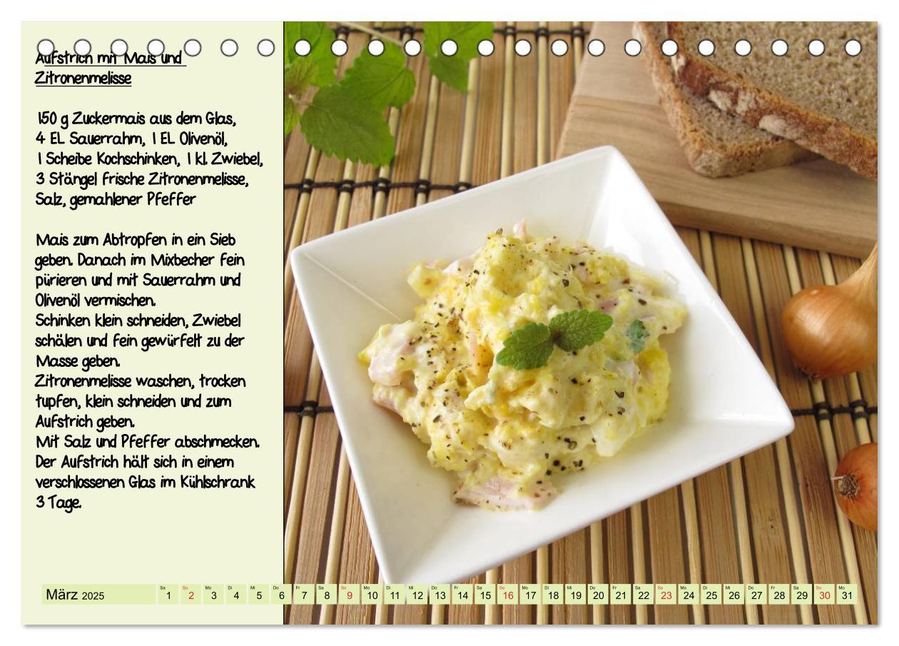 Bild: 9783435737246 | Leckere Aufstriche - Ein Kalender mit Rezepten (Tischkalender 2025...