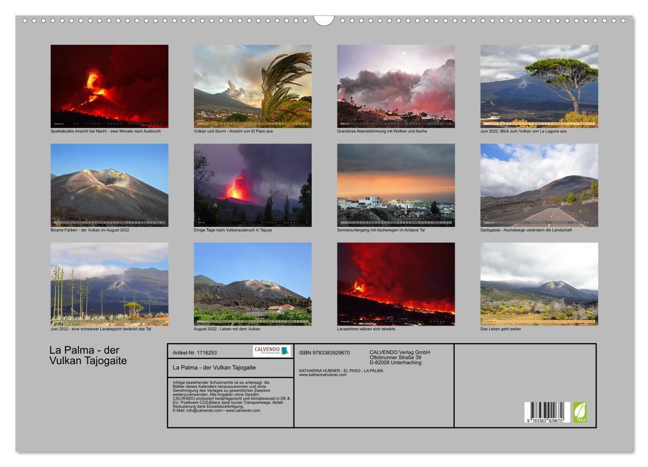 Bild: 9783383929670 | La Palma - der Vulkan Tajogaite (Wandkalender 2025 DIN A2 quer),...