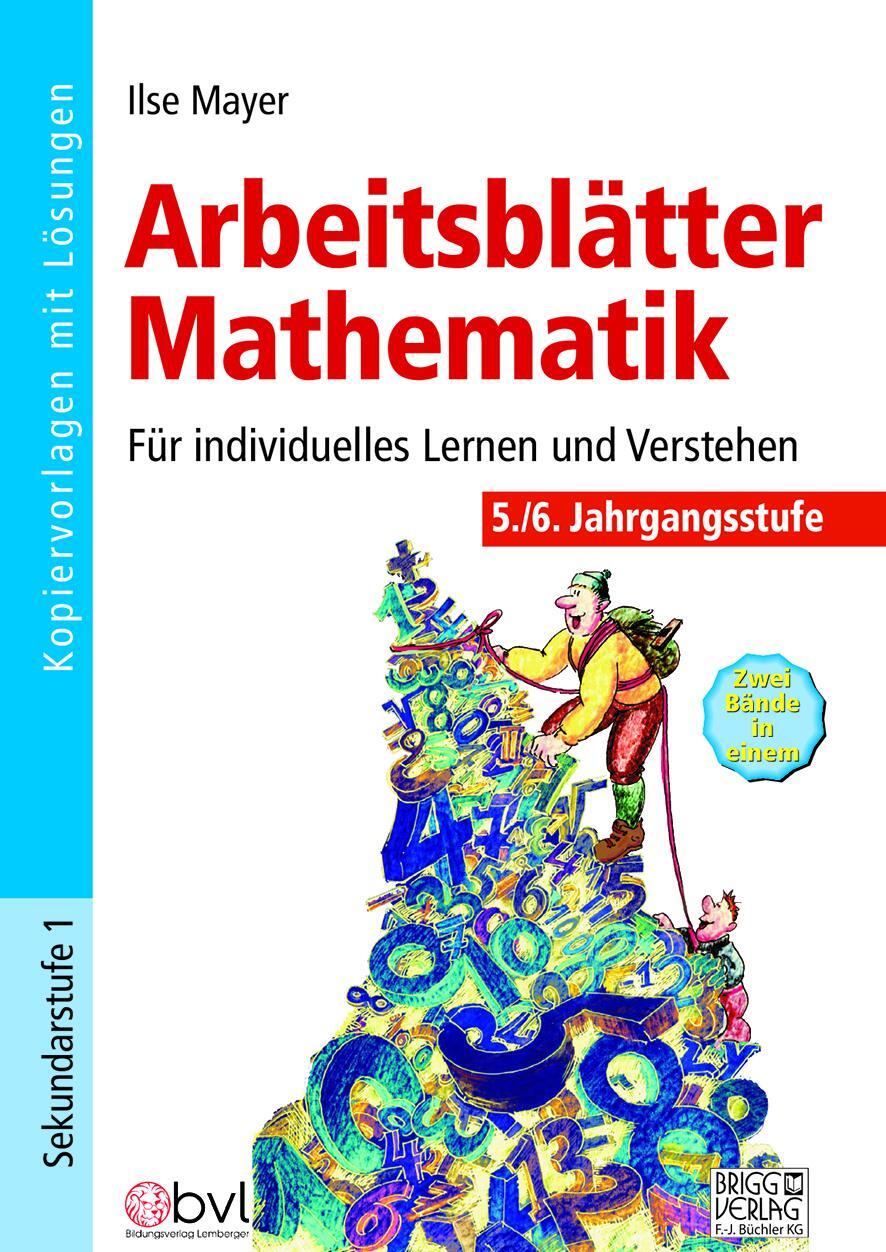 Cover: 9783956601835 | Arbeitsblätter Mathematik 6./7. Jahrgangsstufe | Ilse Mayer | Buch