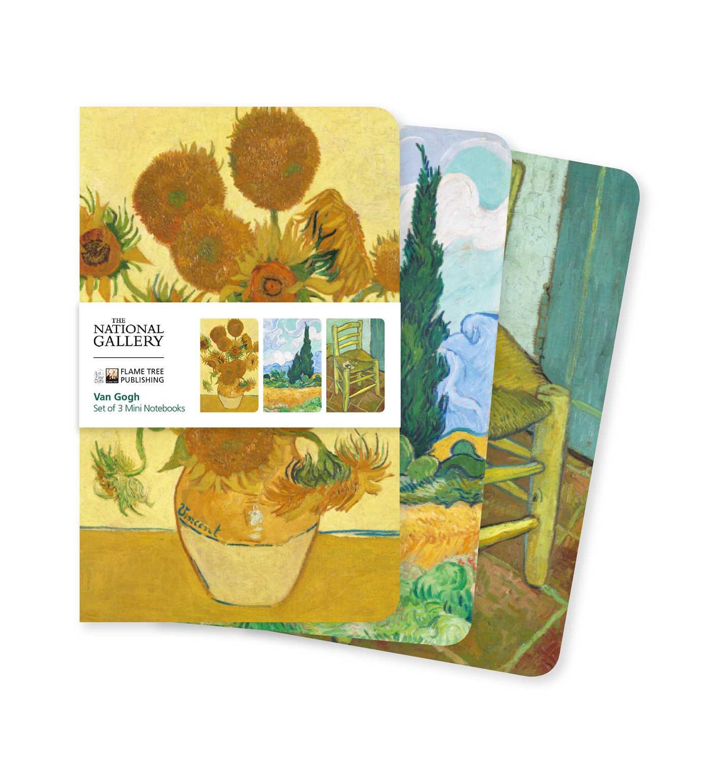 Cover: 9781804173046 | National Gallery: Van Gogh Set of 3 Mini Notebooks | Publishing | Buch