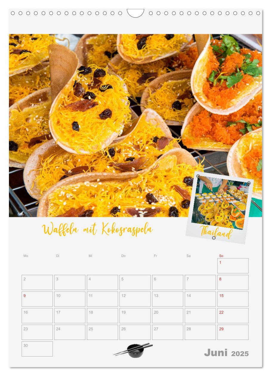 Bild: 9783435925162 | ASIA STREET FOOD - Der Küchenplaner (Wandkalender 2025 DIN A3...