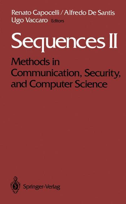 Cover: 9781461393252 | Sequences II | Renato Capocelli (u. a.) | Taschenbuch | Paperback