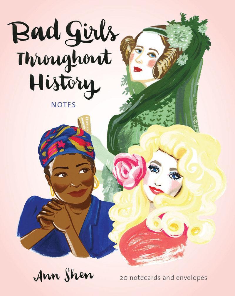 Cover: 9781452153988 | Bad Girls Throughout History Notes | 20 Notecards and Envelopes | Shen