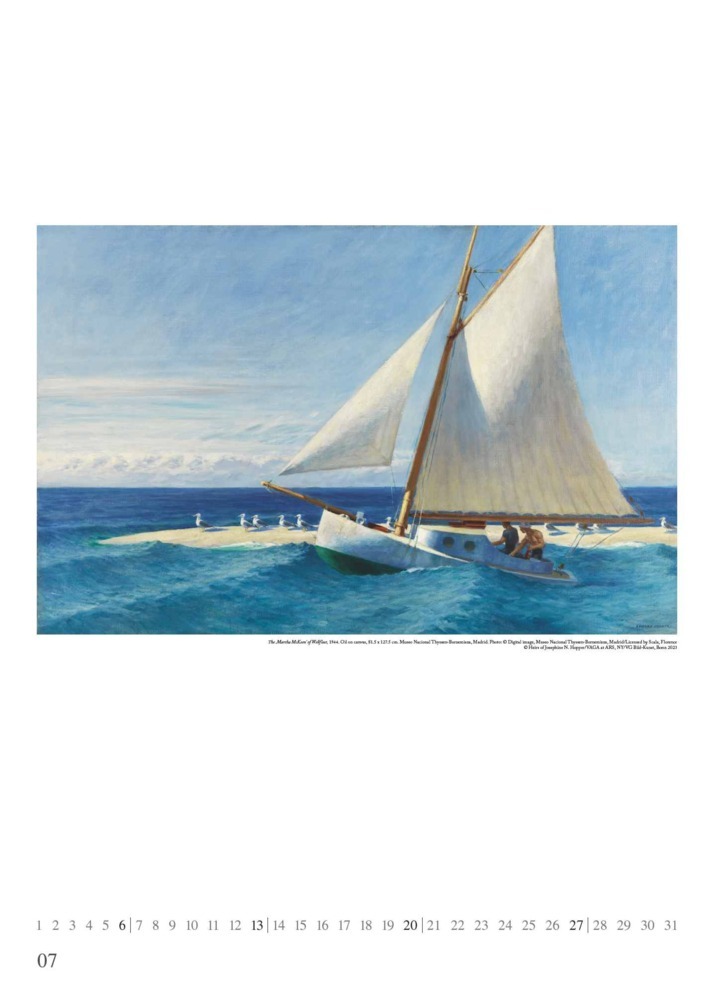 Bild: 4250809653259 | DUMONT - Edward Hopper 2025 Wandkalender, 50x70cm, Posterkalender...