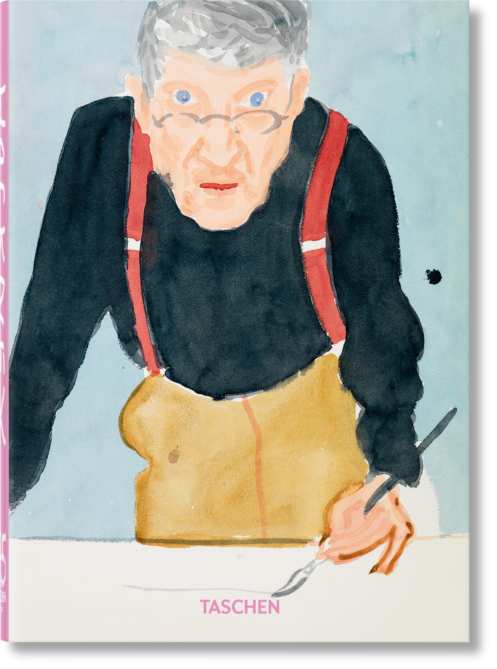 Cover: 9783836586504 | David Hockney. Eine Chronologie. 40th Ed. | Hans Werner Holzwarth