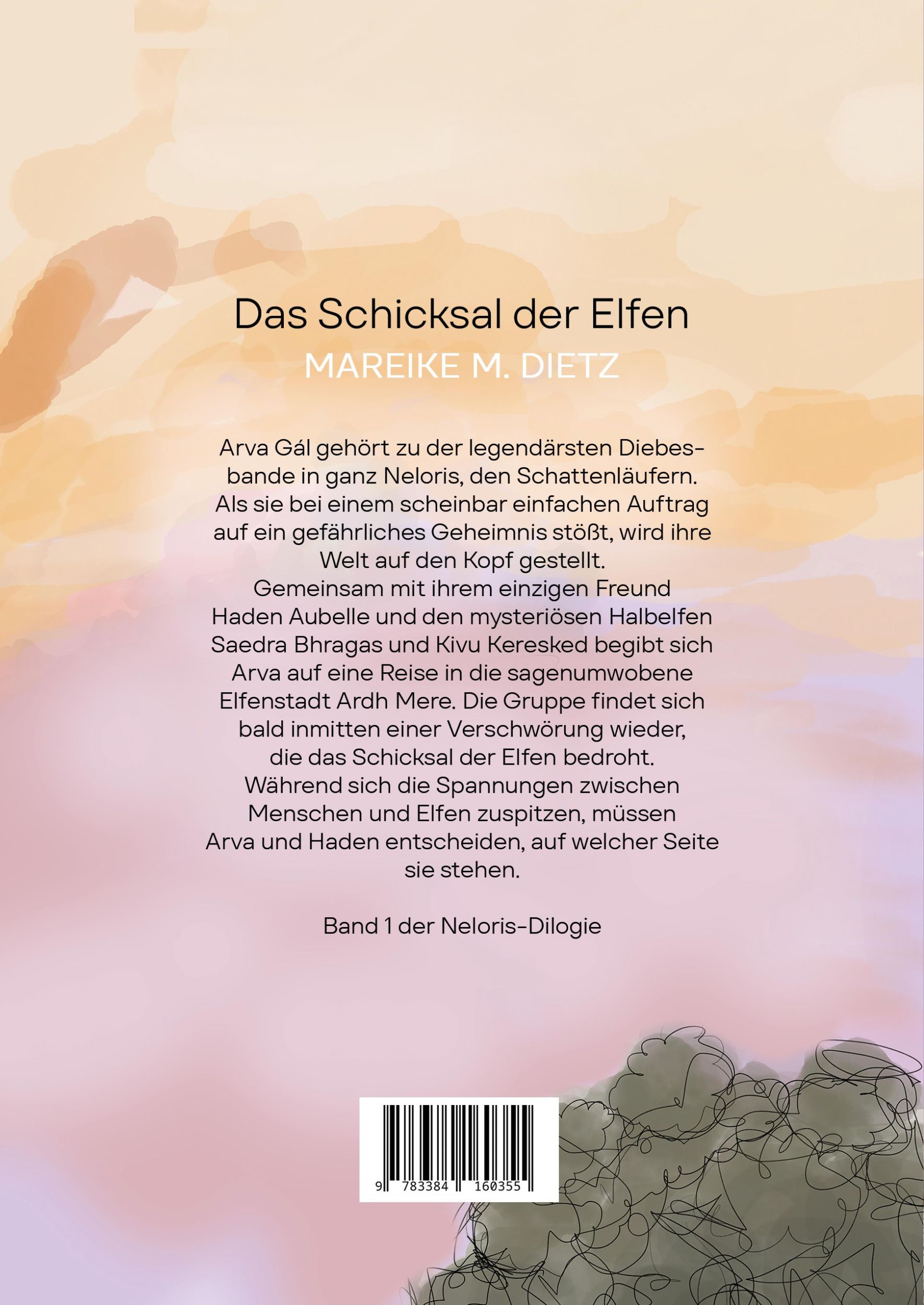 Rückseite: 9783384160355 | Neloris | Das Schicksal der Elfen | Mareike M. Dietz | Buch | 332 S.