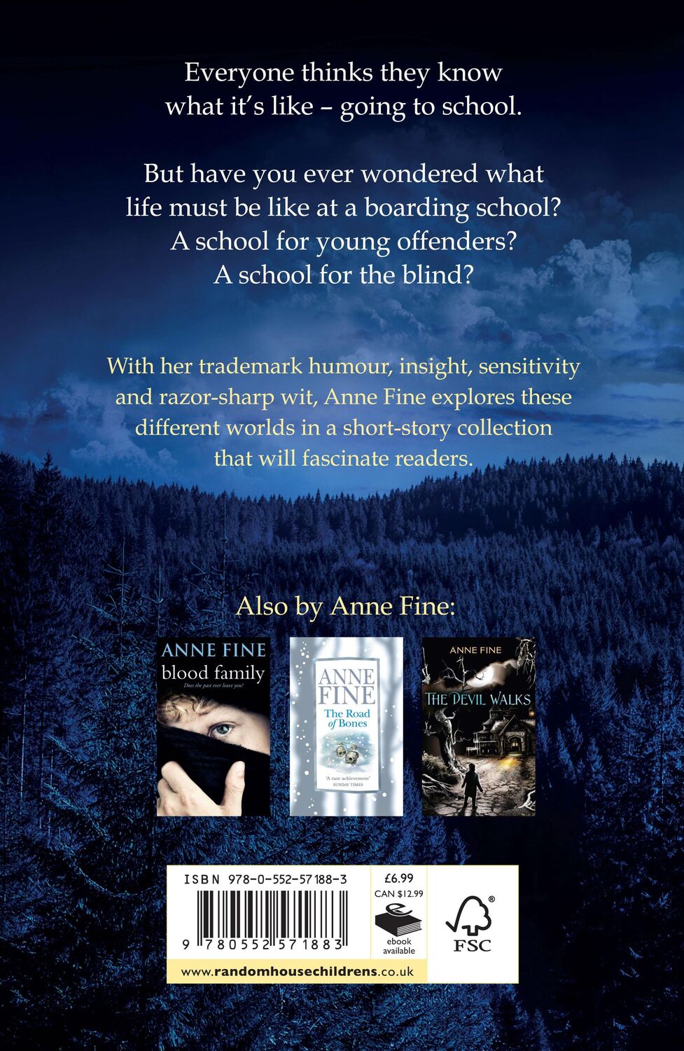 Rückseite: 9780552571883 | Blue Moon Day | Anne Fine | Taschenbuch | 208 S. | Englisch | 2014