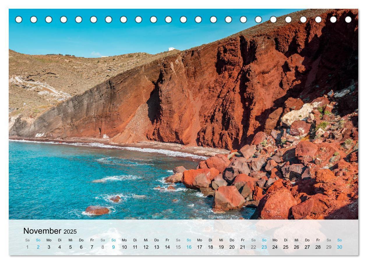 Bild: 9783435107803 | Santorini - Die malerische Kykladeninsel (Tischkalender 2025 DIN A5...