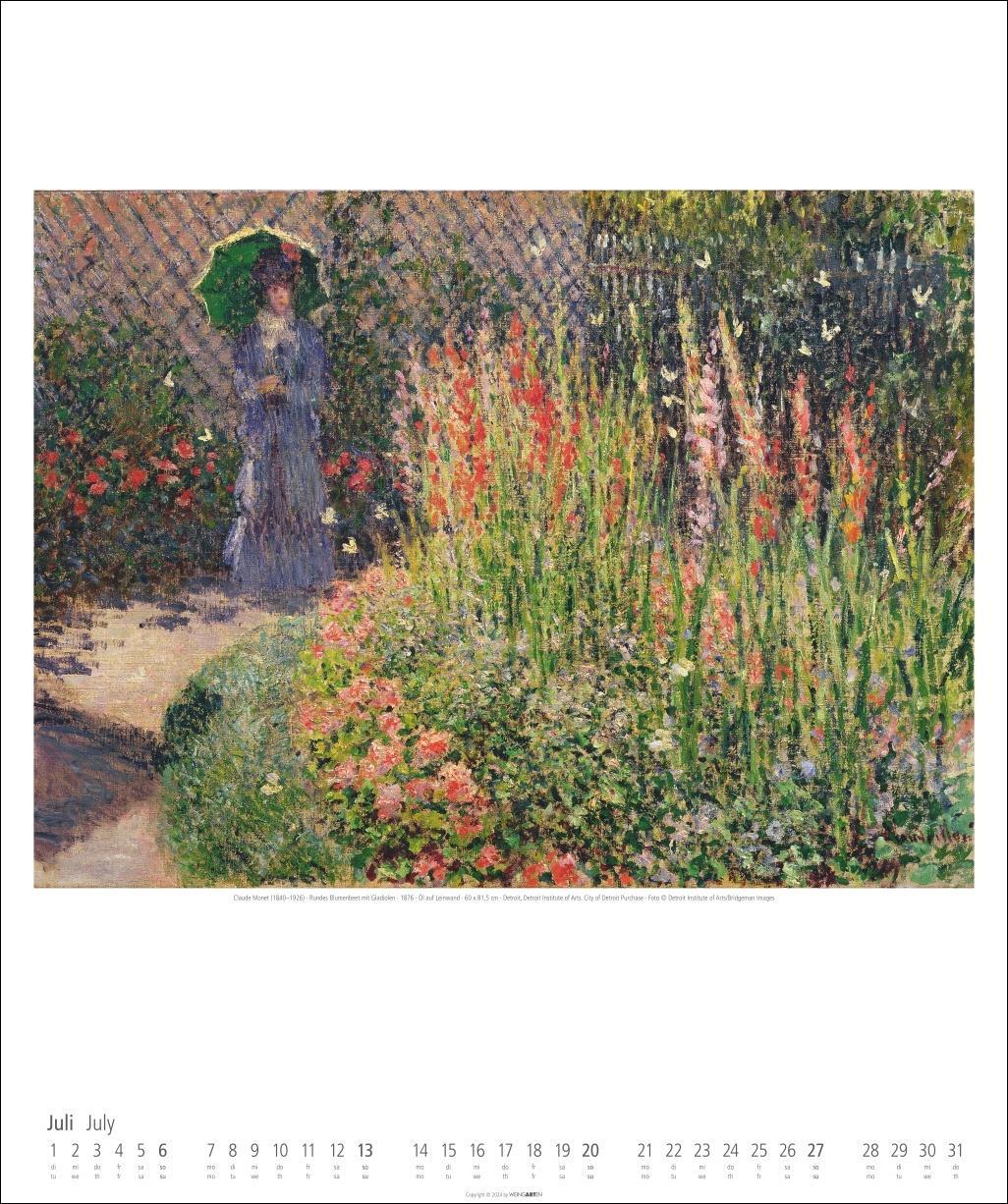 Bild: 9783839900178 | Claude Monet Kalender 2025 | Kalender | Spiralbindung | 14 S. | 2025