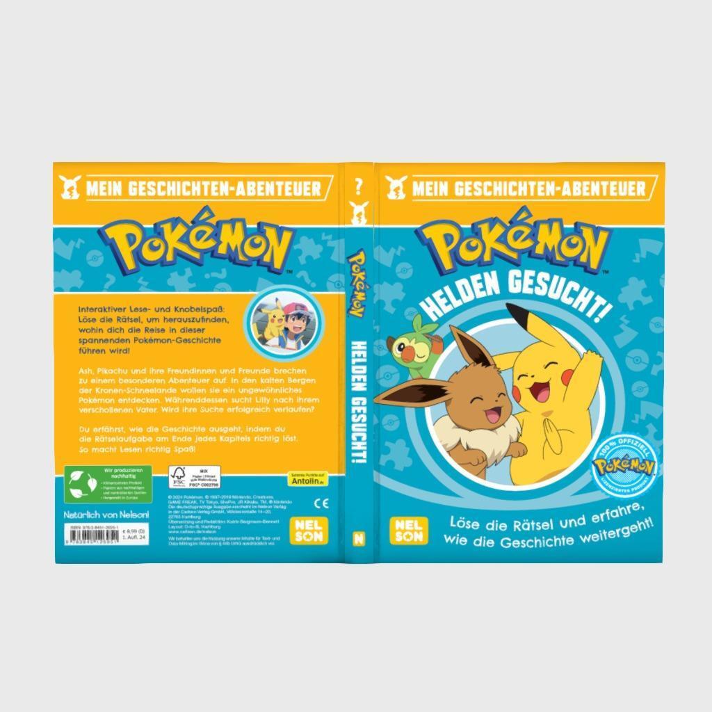 Bild: 9783845126951 | Pokémon Lesebuch: Mein Geschichten-Abenteuer: Helden gesucht! | Buch