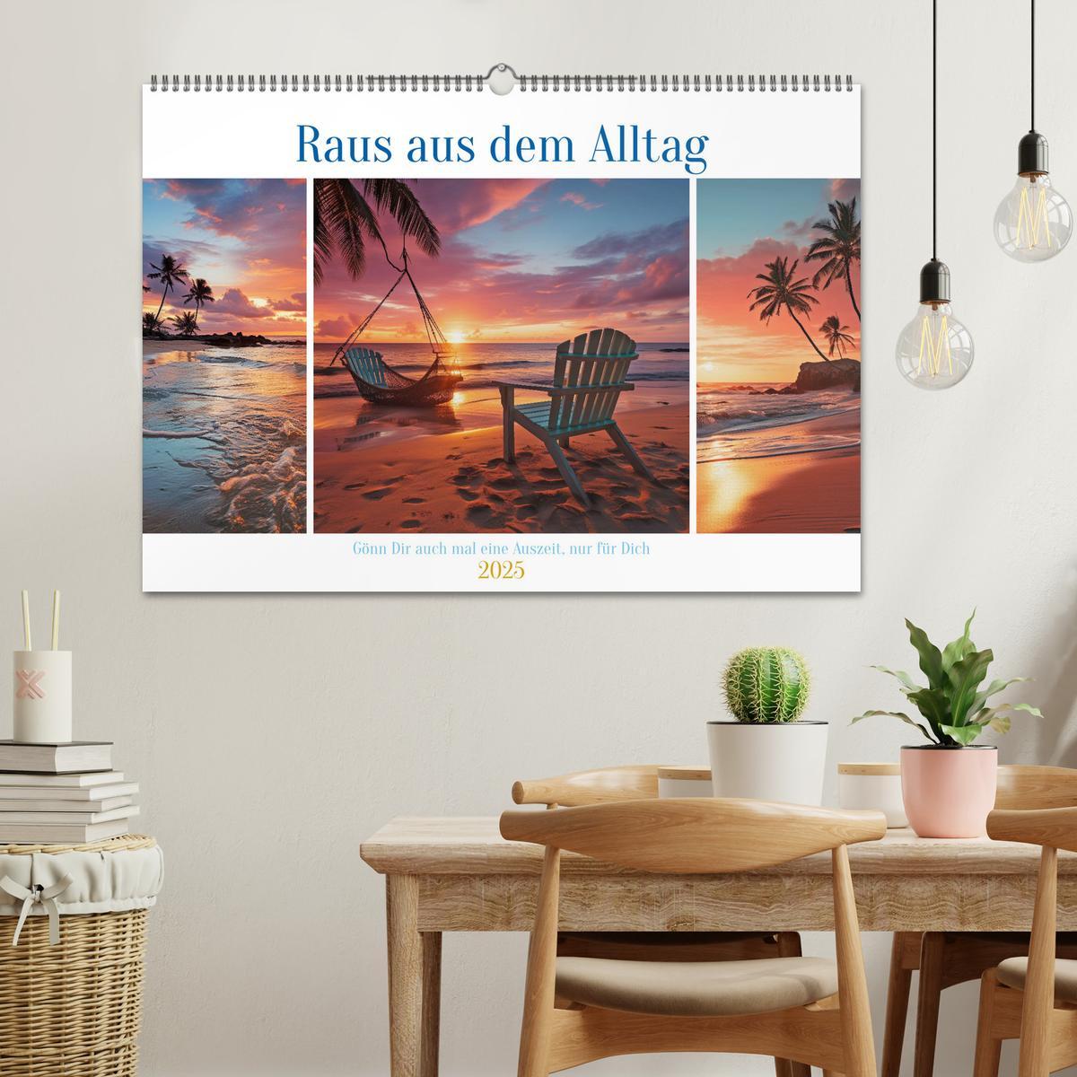 Bild: 9783383892608 | Raus aus dem Alltag (Wandkalender 2025 DIN A2 quer), CALVENDO...