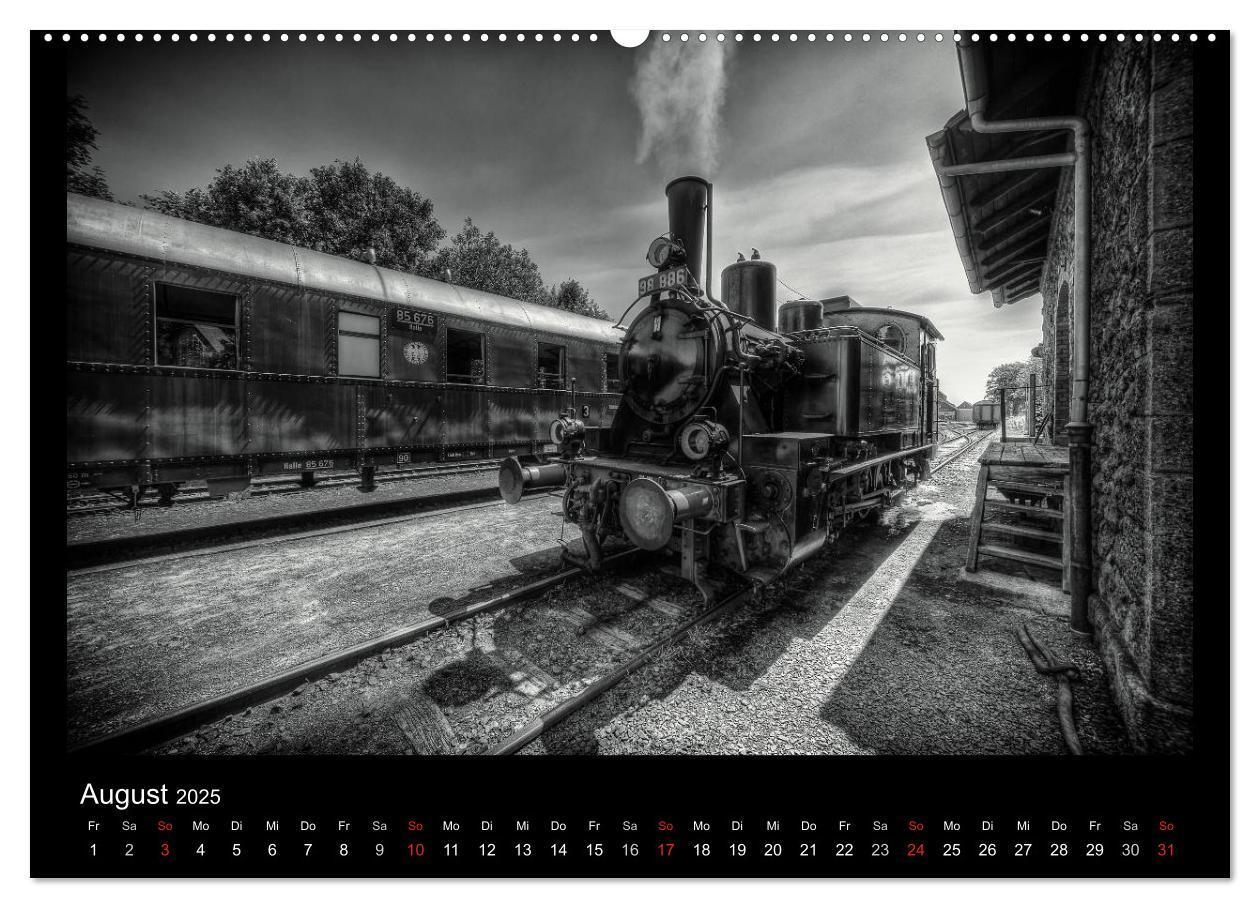 Bild: 9783435777716 | Dampflokomotiven (Wandkalender 2025 DIN A2 quer), CALVENDO...