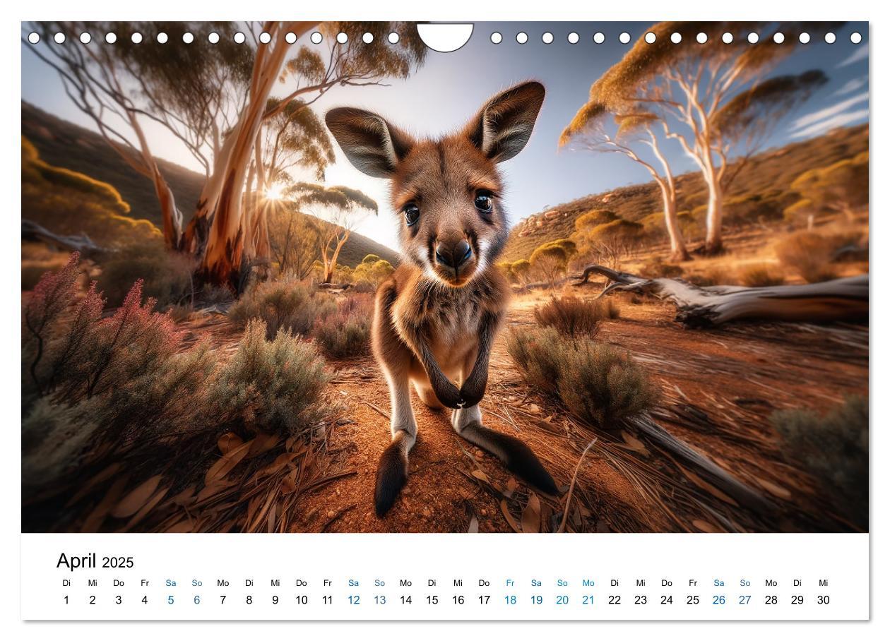 Bild: 9783383766541 | Baby-Tiere (Wandkalender 2025 DIN A4 quer), CALVENDO Monatskalender