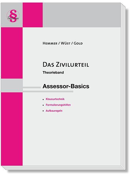 Cover: 9783968383187 | Das Zivilurteil Theorieband | Assessor-Basics | Ingo Gold (u. a.)