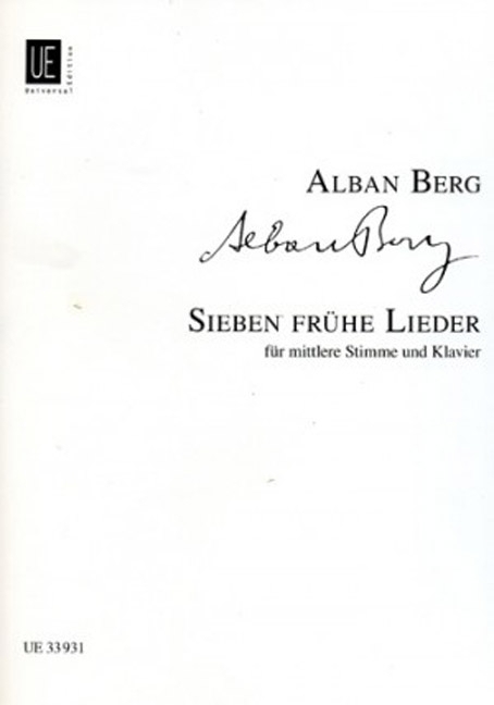 Cover: 9783702466145 | Sieben frühe Lieder | für mittlere Stimme und Klavier. mittel. | Berg