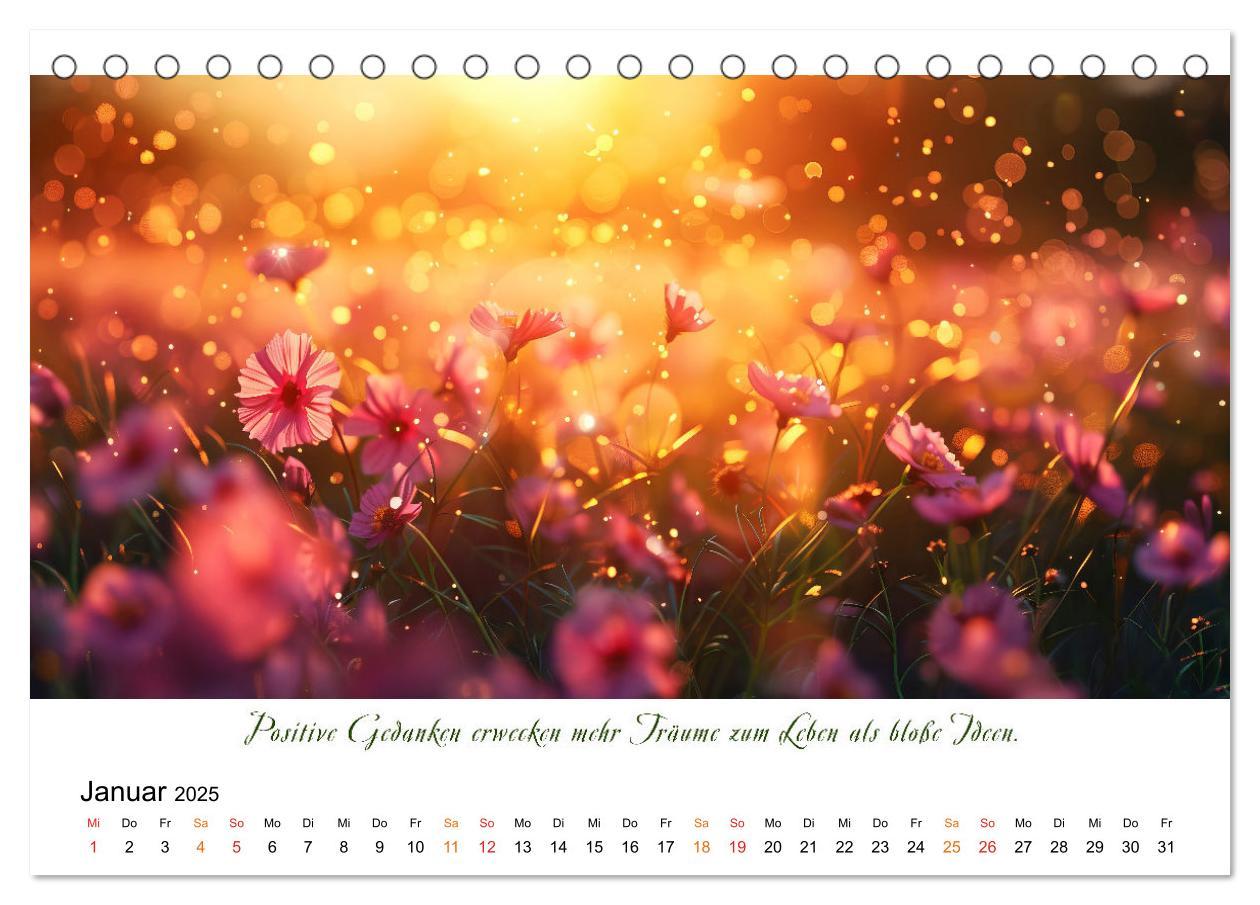 Bild: 9783383814624 | Freu Dich Motivations-Kalender (Tischkalender 2025 DIN A5 quer),...